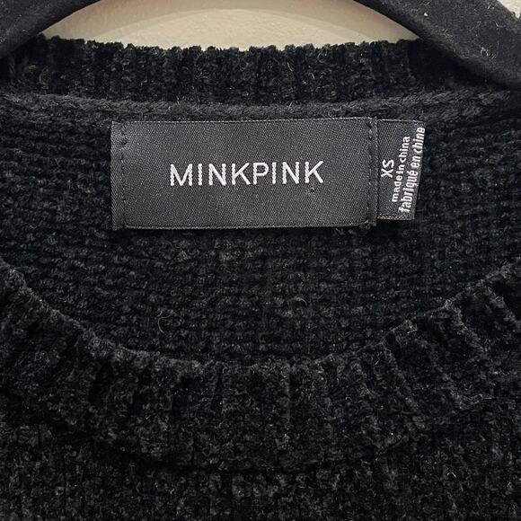 MINKPINK Daisy Sweater in Black - Size: XS - Picture 3 of 5